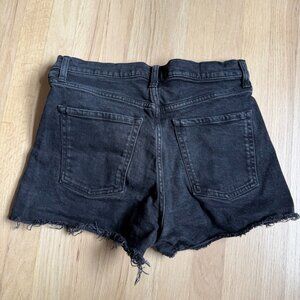Old Navy Denim Shorts High Rise Black Size 8